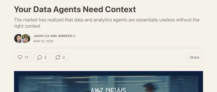 DataAgent 也许不是没用，只是我们低估了 Context