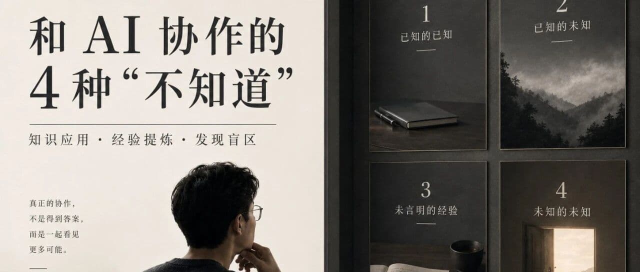 和 AI 协作，处理自己的“不知道”
