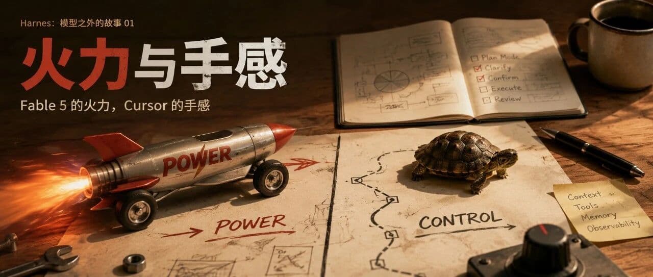 Fable 5 让我看到 Agent 的火力，Cursor 让我看到 Agent 的手感